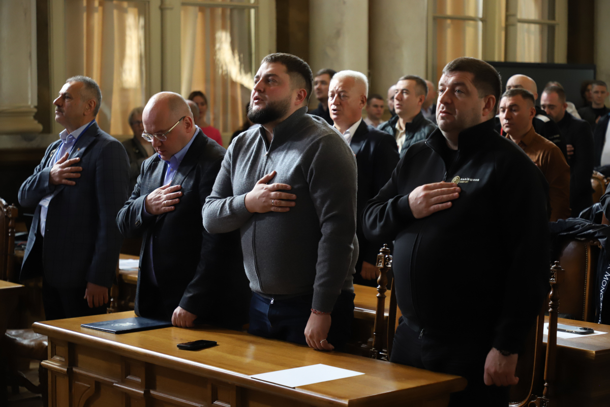 Фото з урочистостей у Львівській політехніці