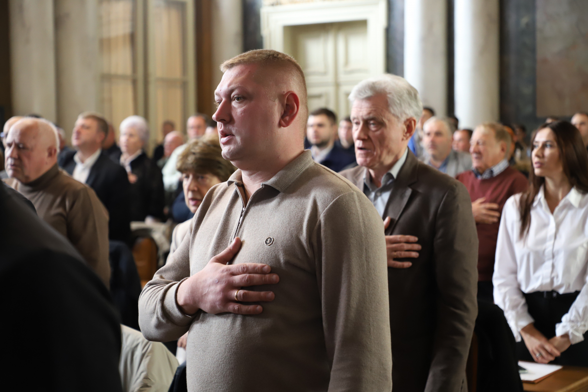 Фото з урочистостей у Львівській політехніці