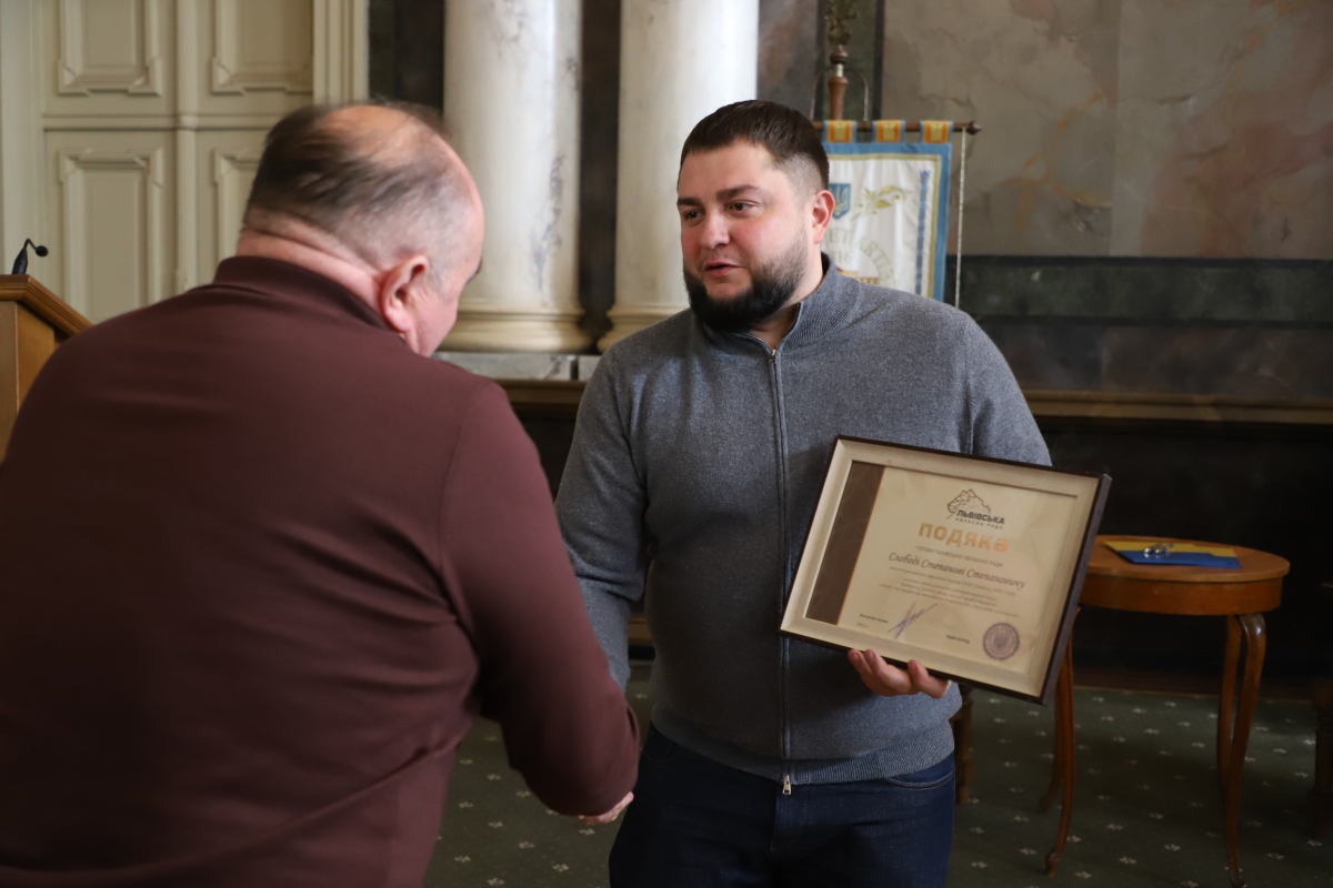 Фото з урочистостей у Львівській політехніці