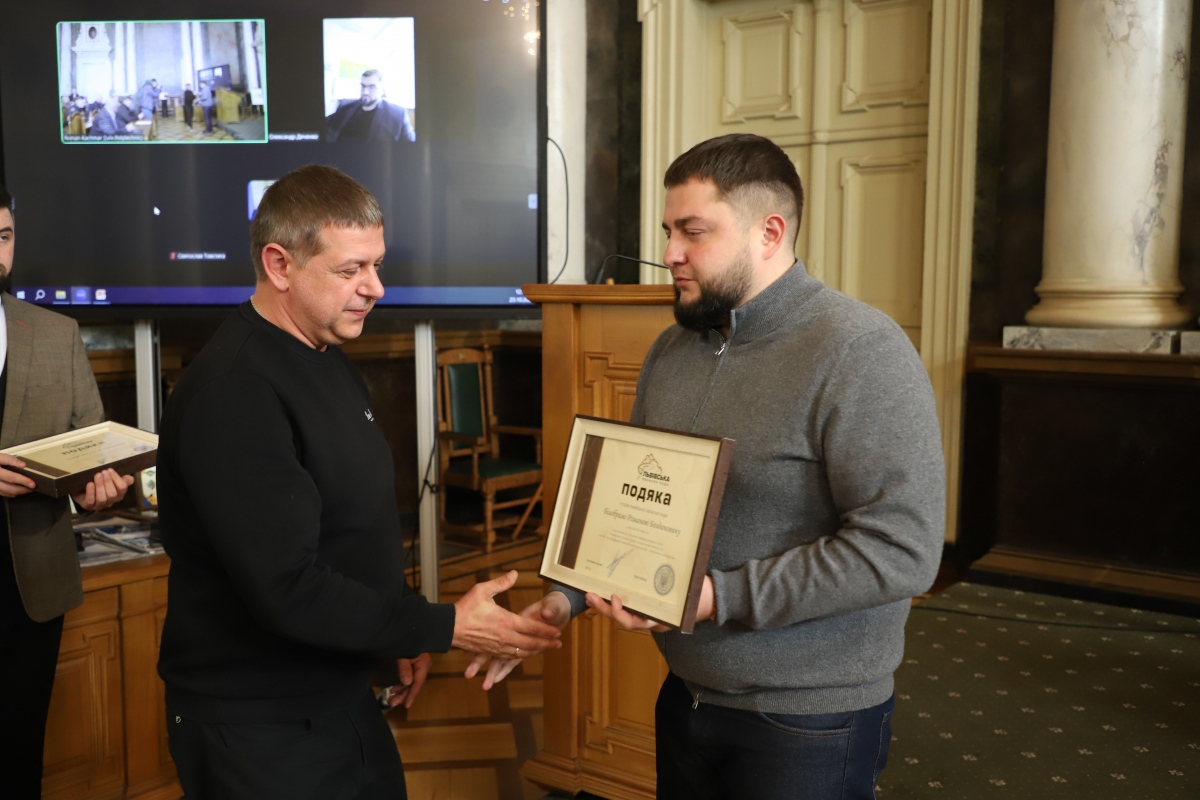 Фото з урочистостей у Львівській політехніці