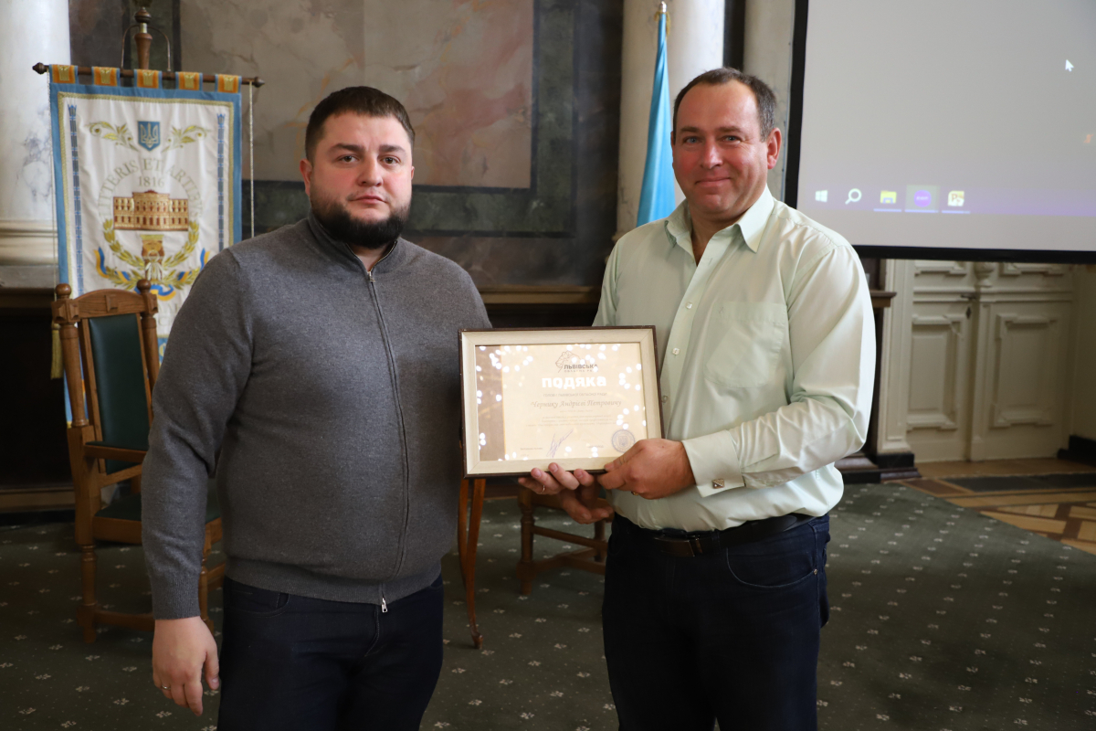 Фото з урочистостей у Львівській політехніці