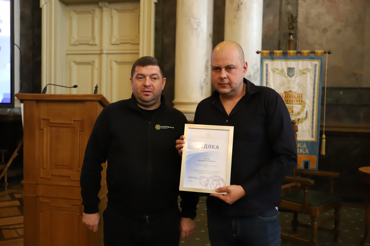 Фото з урочистостей у Львівській політехніці