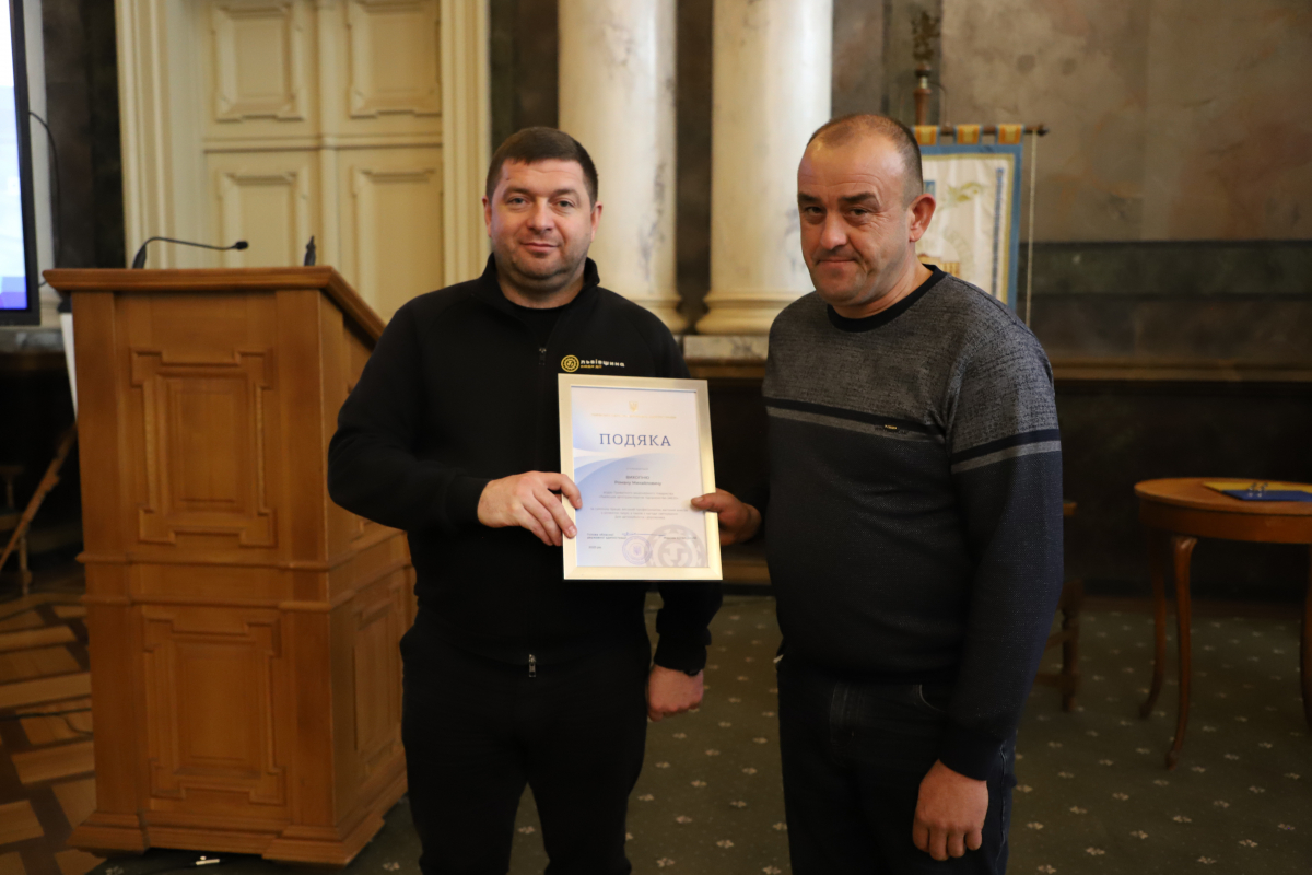 Фото з урочистостей у Львівській політехніці