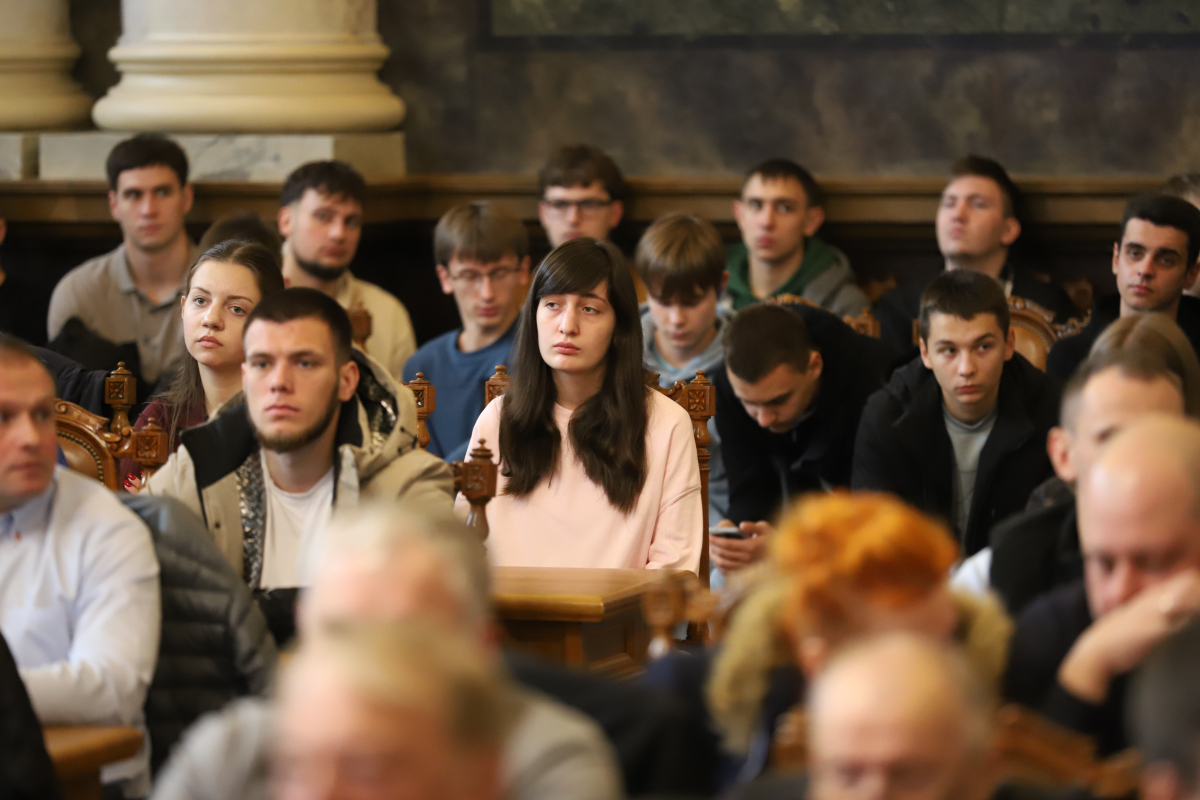 Фото з урочистостей у Львівській політехніці