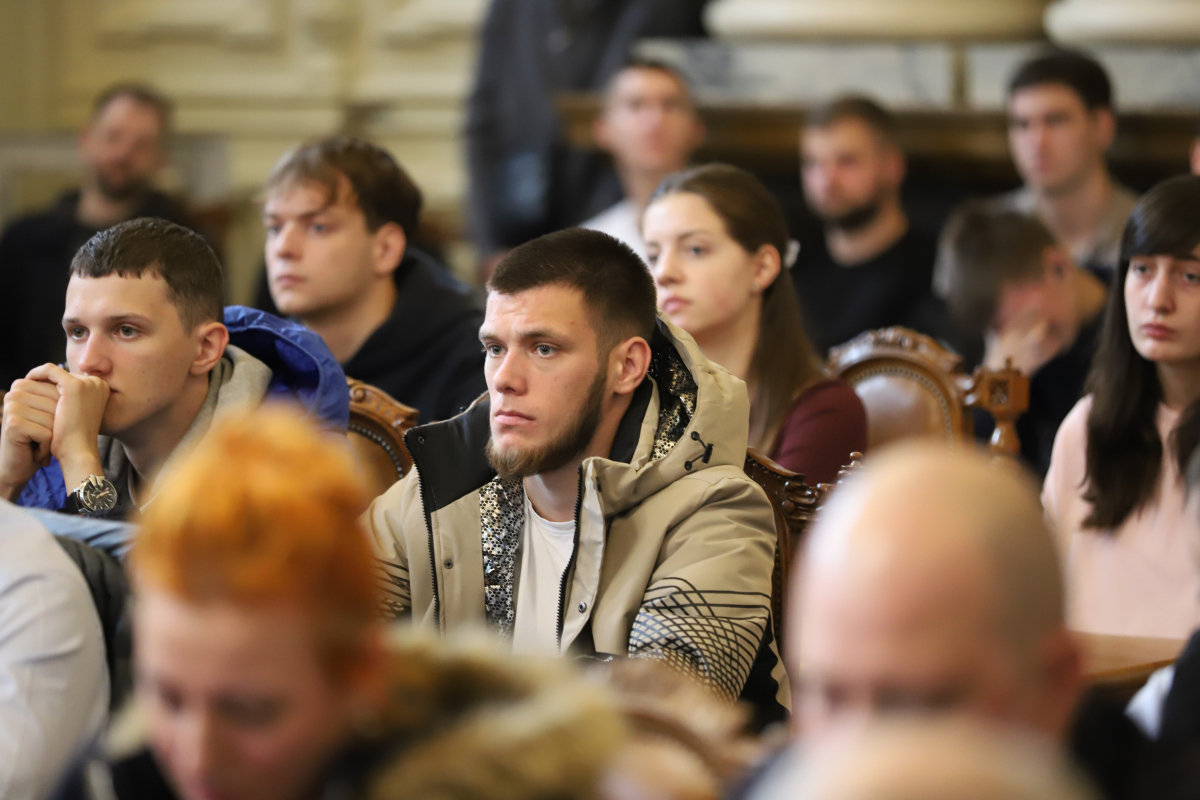 Фото з урочистостей у Львівській політехніці