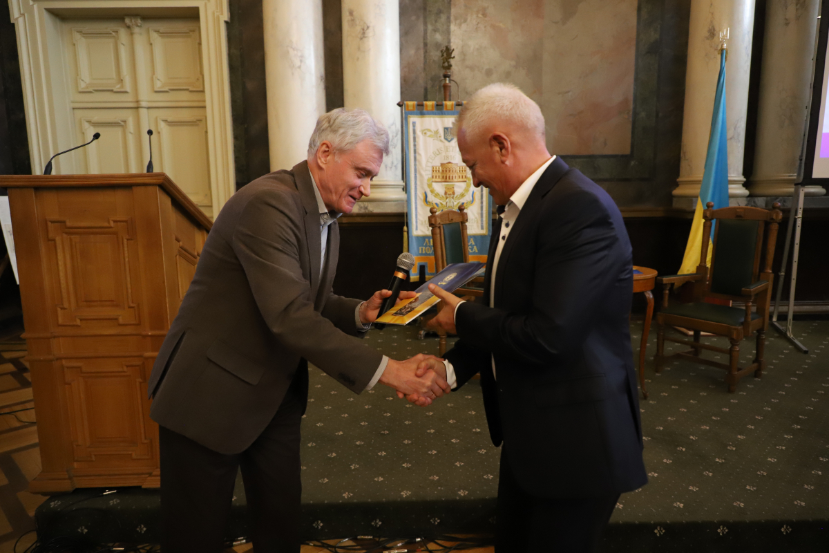 Фото з урочистостей у Львівській політехніці