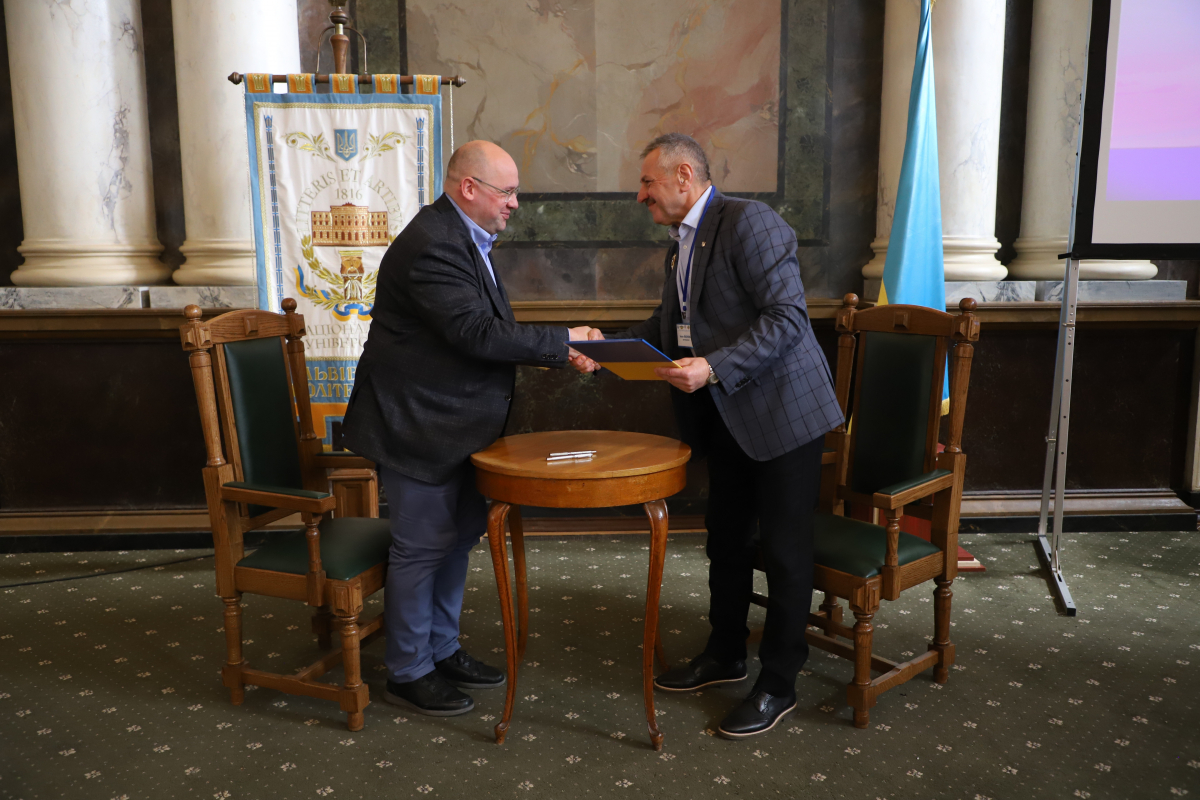 Фото з урочистостей у Львівській політехніці