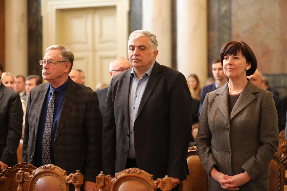 Фото з урочистостей у Львівській політехніці