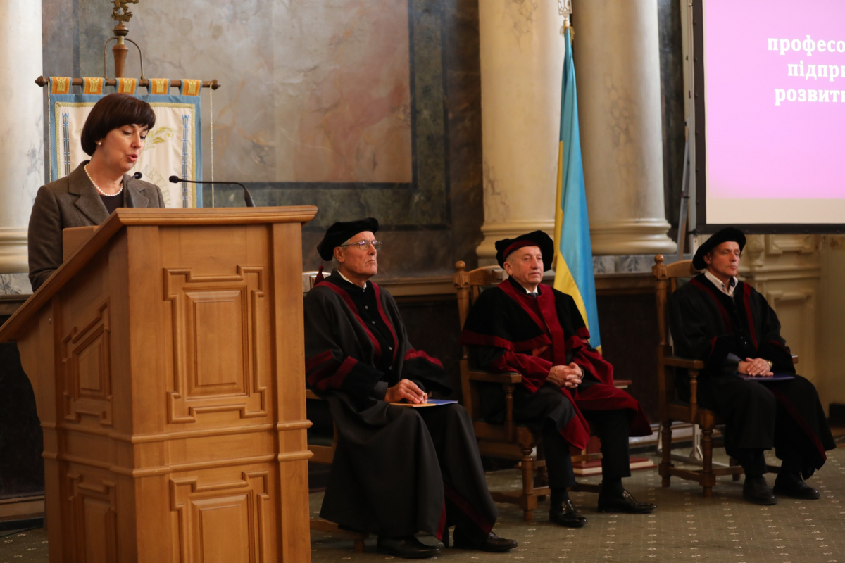 Фото з урочистостей у Львівській політехніці