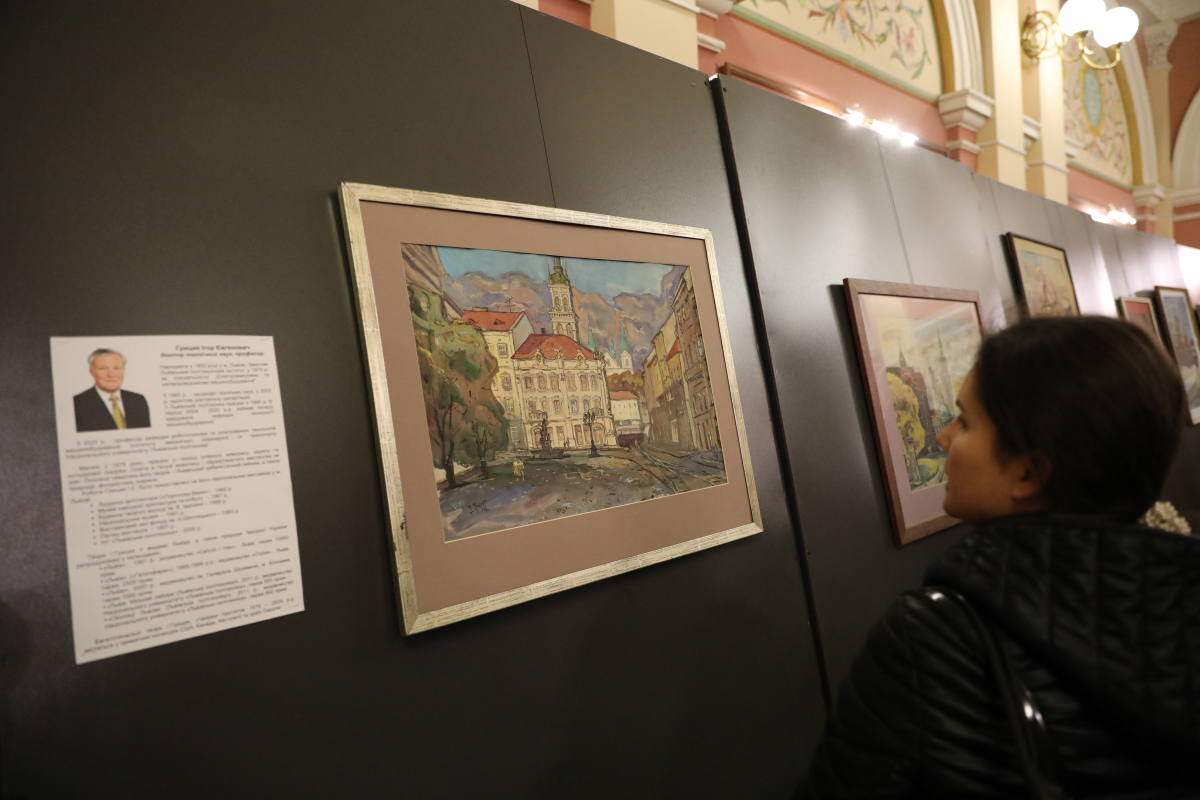 Фото з виставки у Львівській політехніці