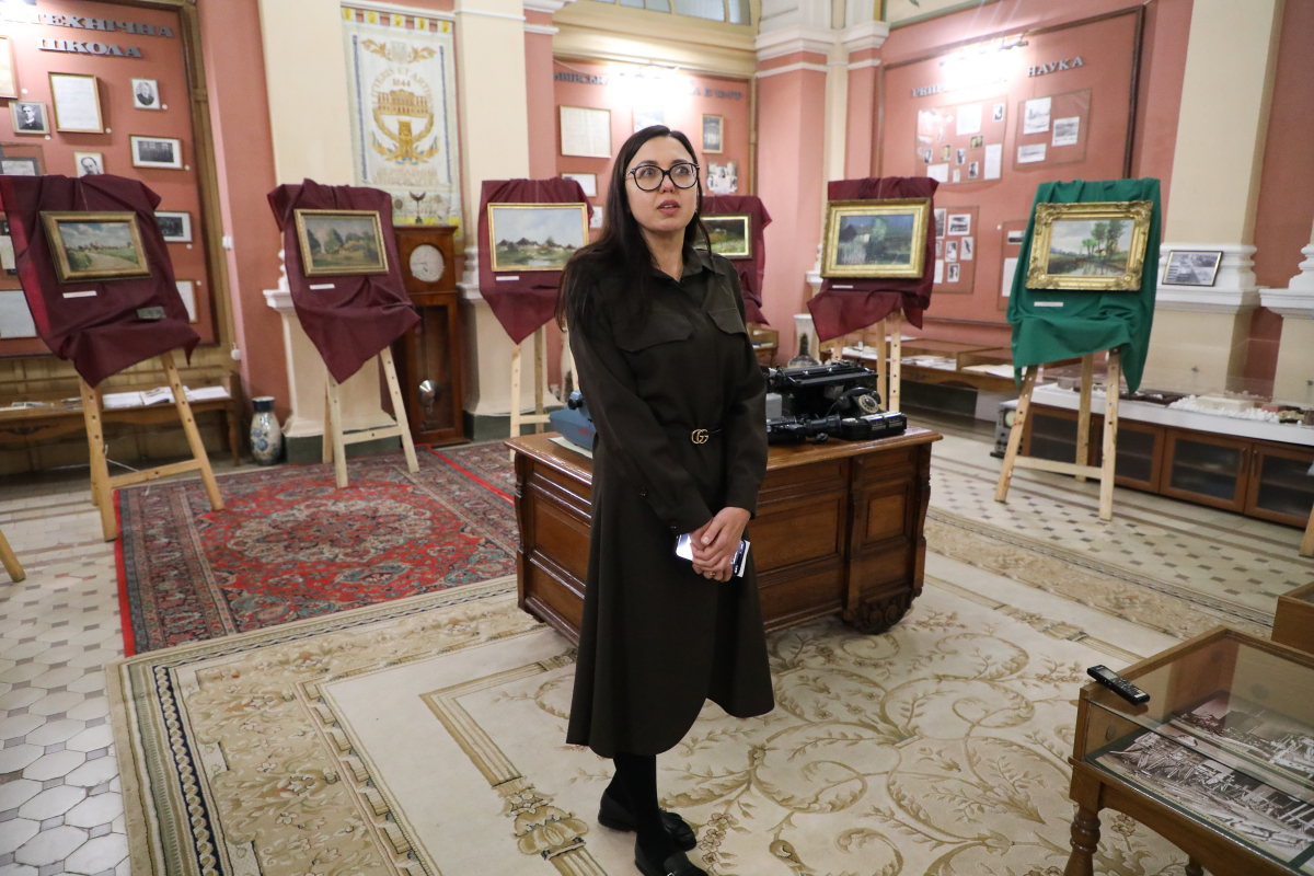 Фото з виставки у Львівській політехніці