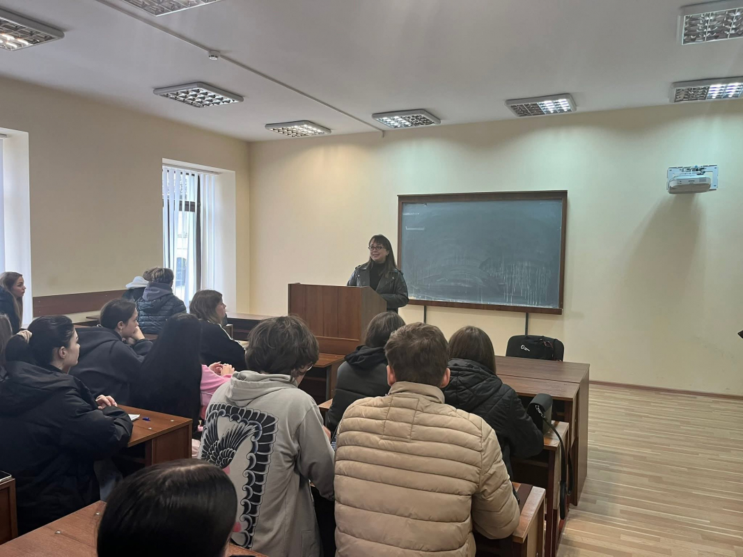Фото із зустрічі на кафедрі ЖЗМК