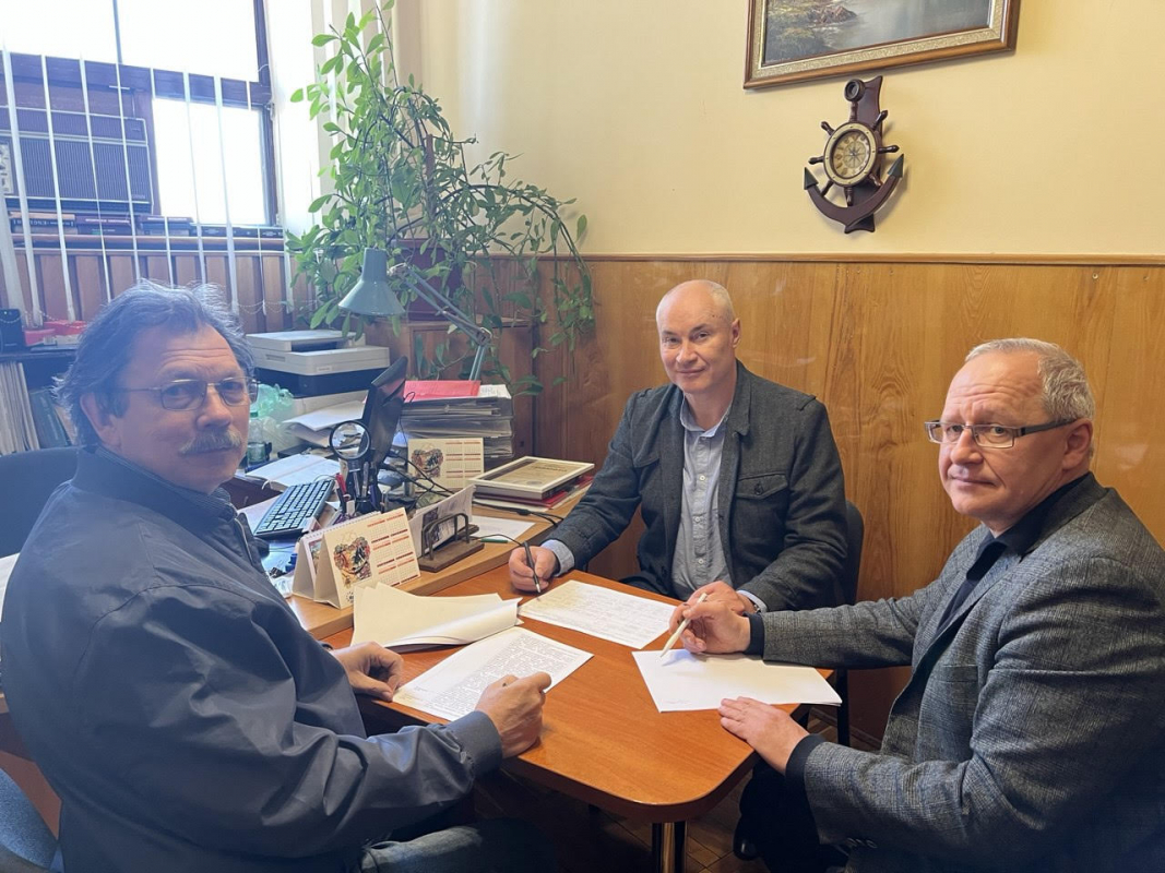 Фото із зустрічі на кафедрі ХТНР