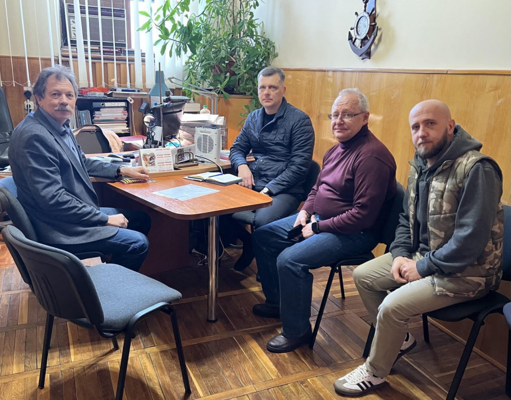 Фото із зустрічі на кафедрі ХТНР