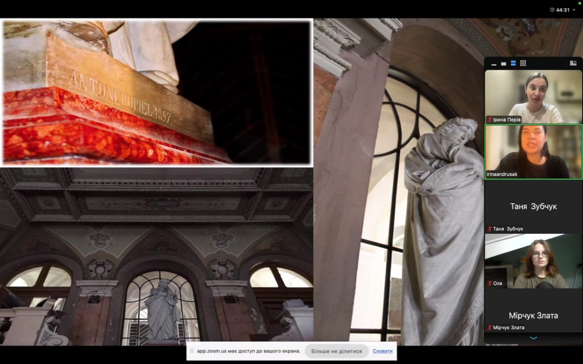 Скріншот з онлайн-заходу