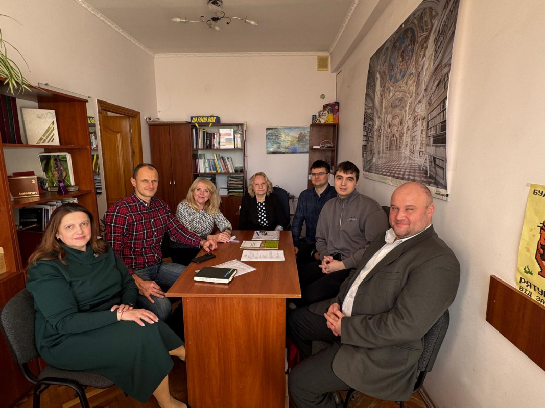 Фото із зустрічі на кафедрі ПТП