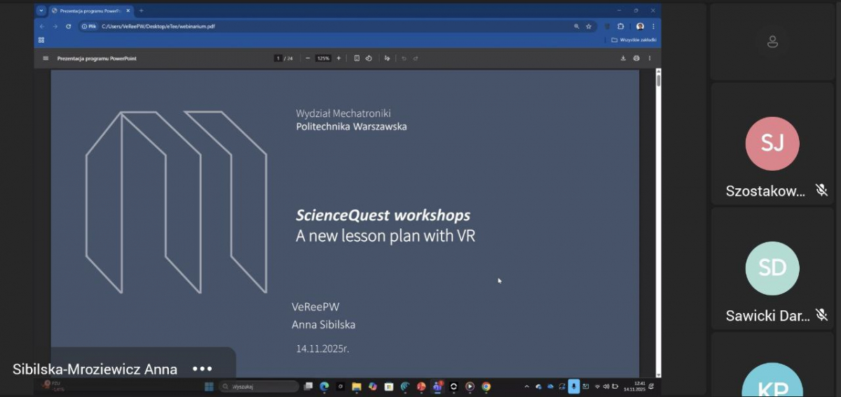 Скріншот з онлайн-семінару