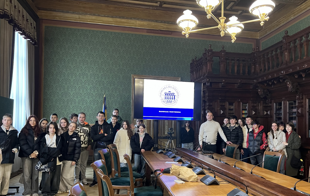 Фото з відвідин Львівської політехніки