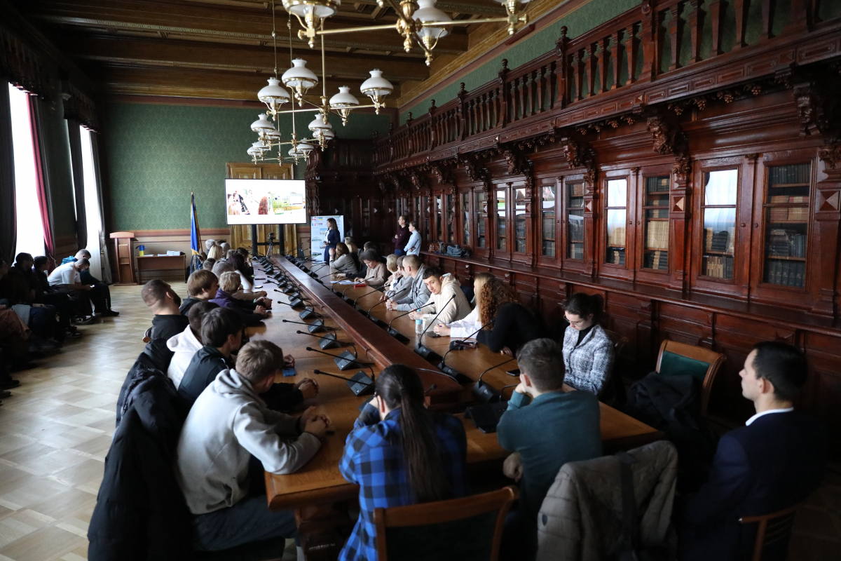 Фото із заходу у Львівській політехніці