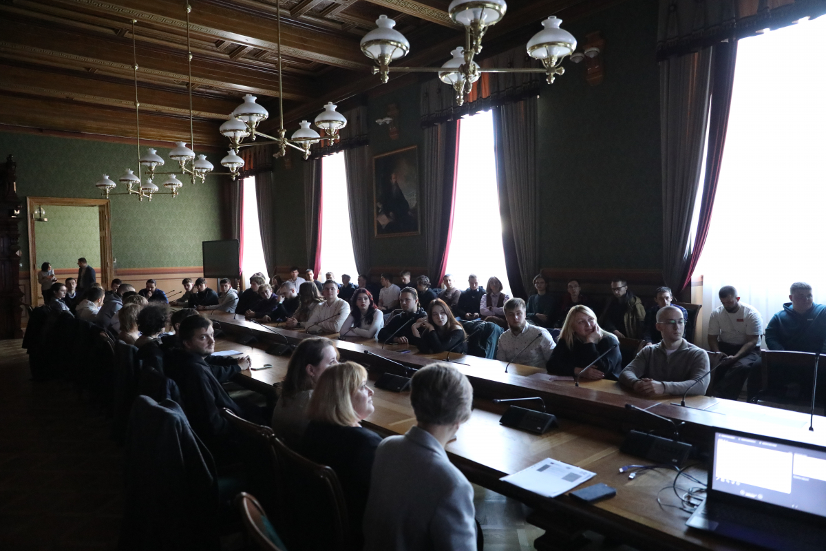 Фото із заходу у Львівській політехніці