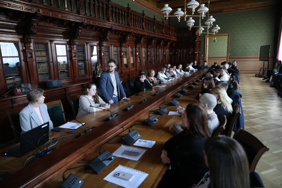 Фото із заходу у Львівській політехніці