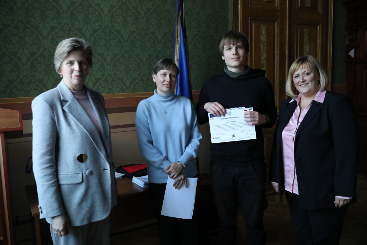 Фото із заходу у Львівській політехніці