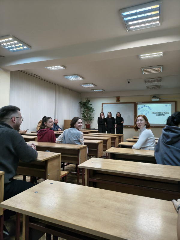 Фото із зустрічі на кафедрі СКІД