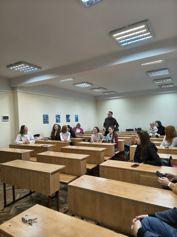 Фото із зустрічі на кафедрі СКІД