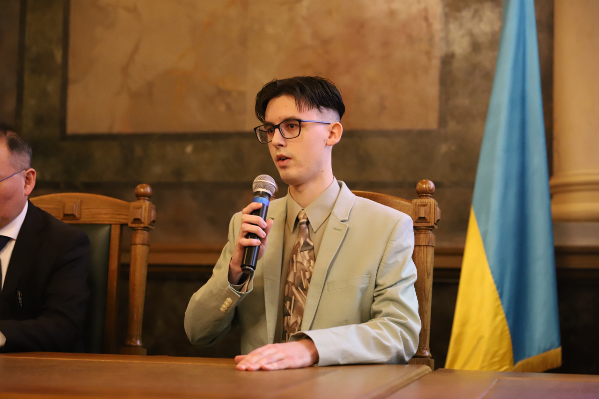 Фото із заходу у Львівській політехніці