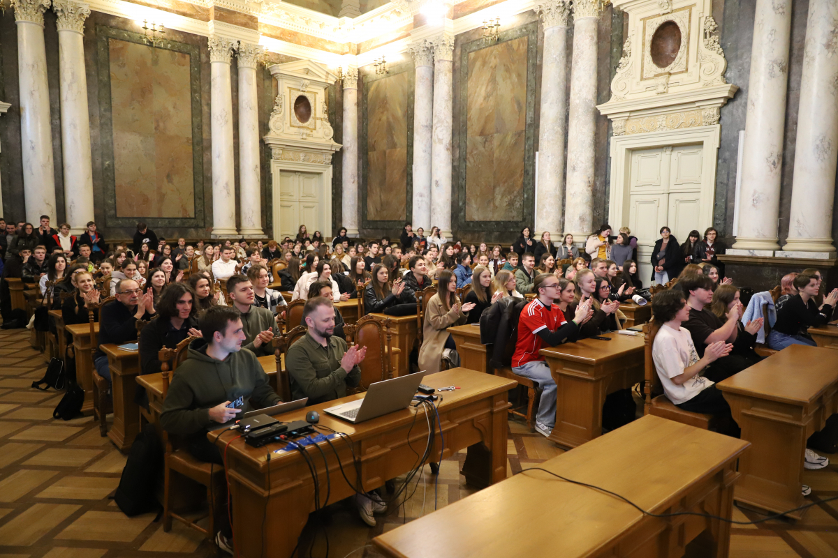 Фото із заходу у Львівській політехніці