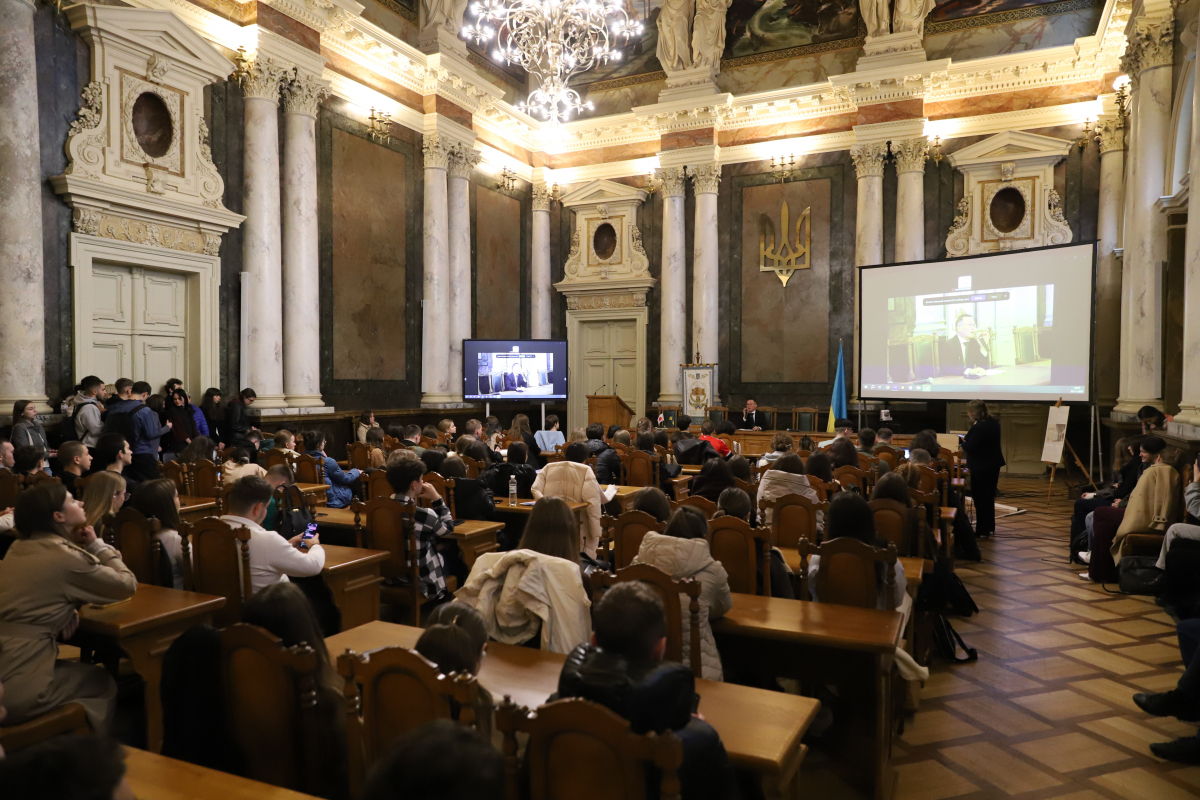 Фото із заходу у Львівській політехніці