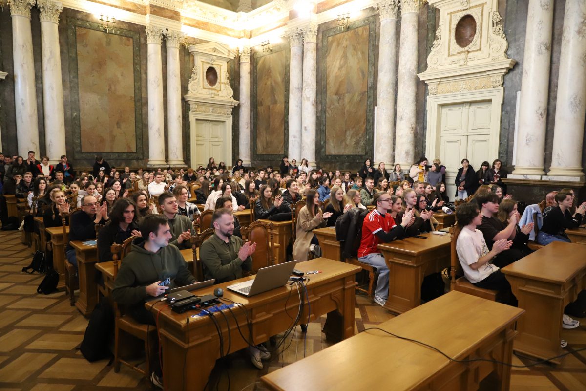Фото із заходу у Львівській політехніці