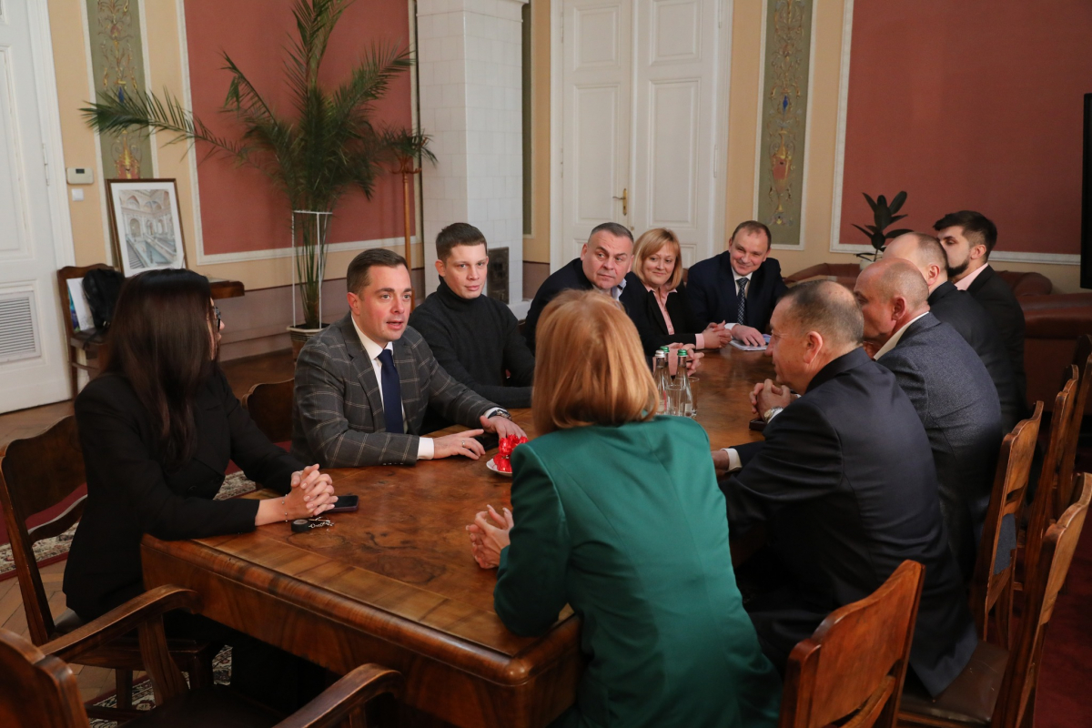 Фото із зустрічі у Львівській політехніці