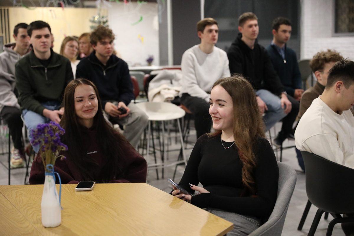 Фото із зустрічі у Львівській політехніці