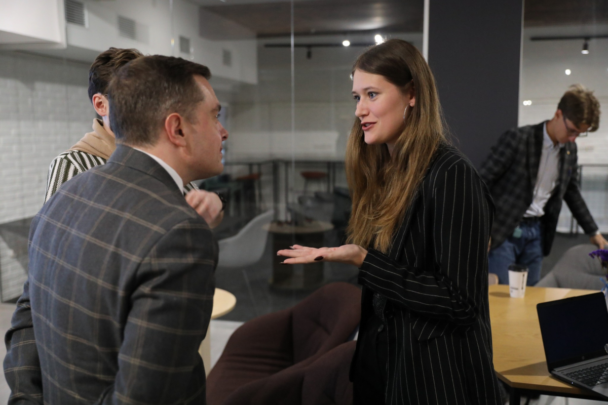 Фото із зустрічі у Львівській політехніці