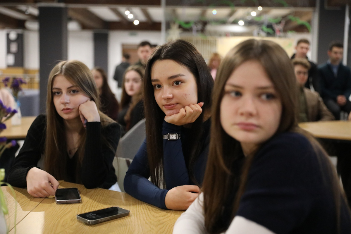 Фото із зустрічі у Львівській політехніці