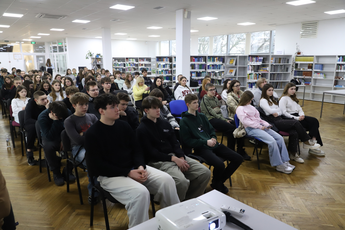 Фото із зустрічі у Львівській політехніці