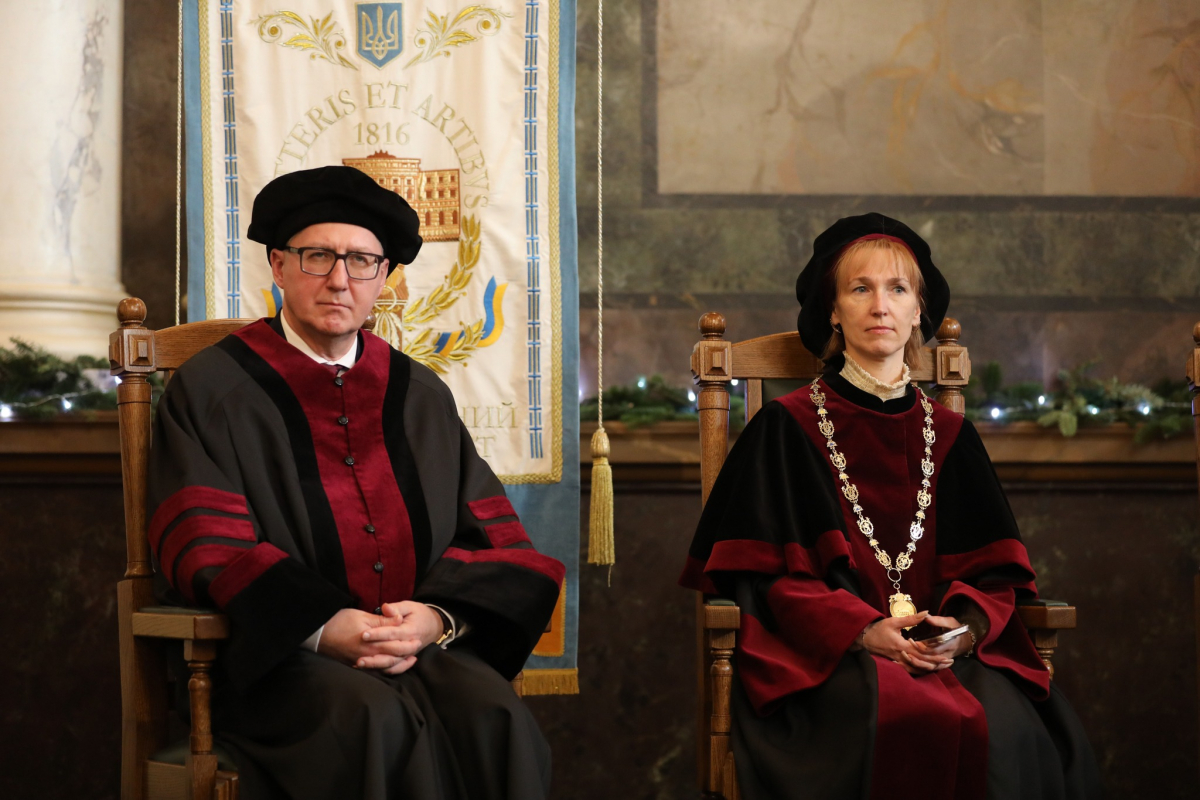 Фото з урочистостей у Львівській політехніці