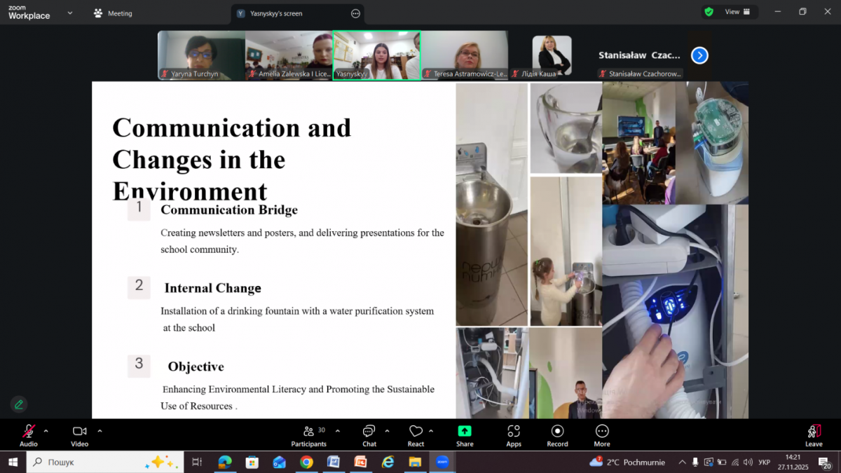 Скріншот з онлайн-заходу