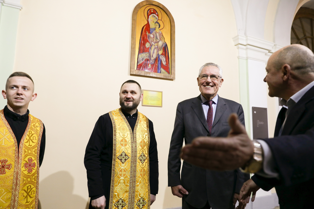 Фото з освячення ікони