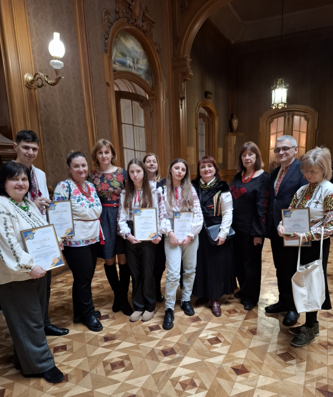 Фото з нагородження переможців конкурсів