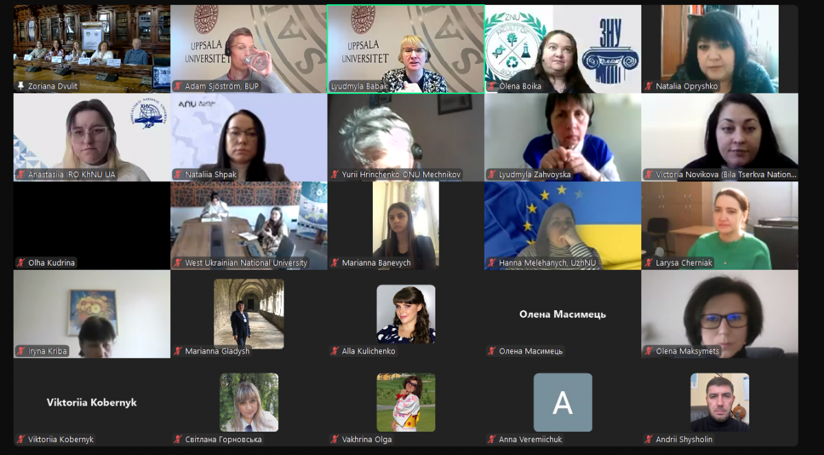 Скріншот з онлайн-заходу