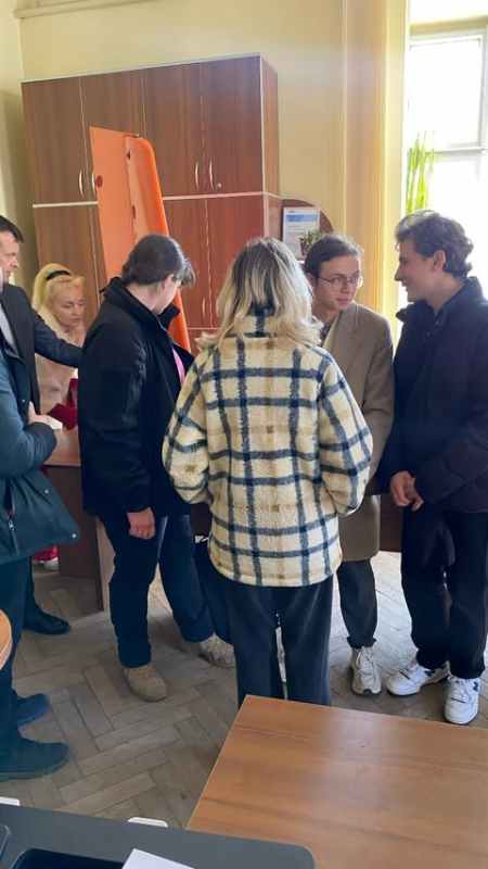 Фото із зустрічі у Львівській політехніці