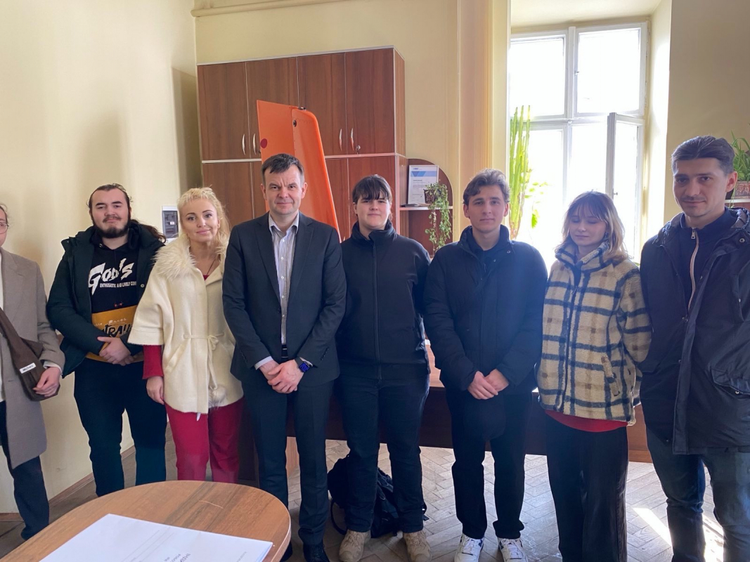 Фото із зустрічі у Львівській політехніці