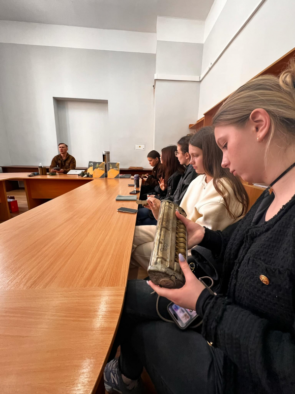 Фото із зустрічі на кафедрі ЖЗМК