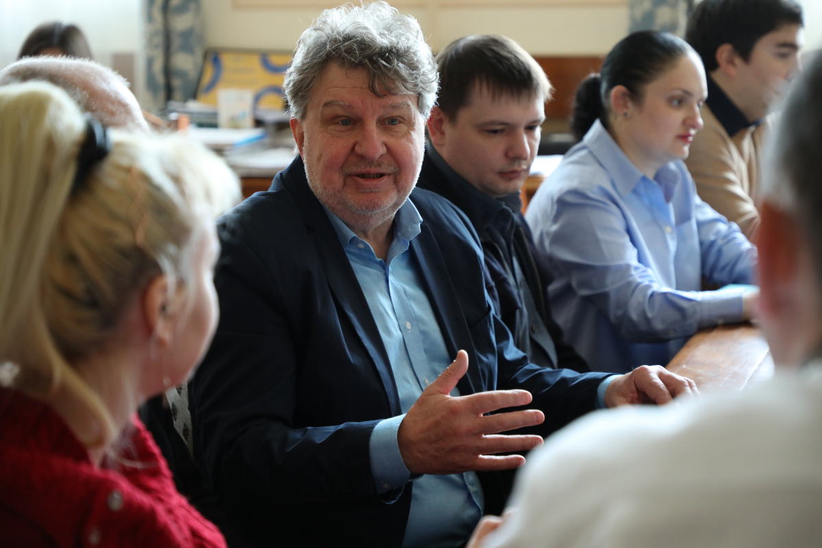 Фото із зустрічі у Львівській політехніці