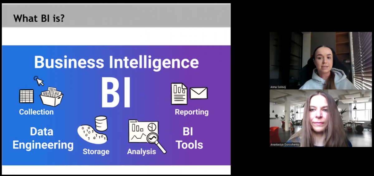 Скріншот з онлайн-школи