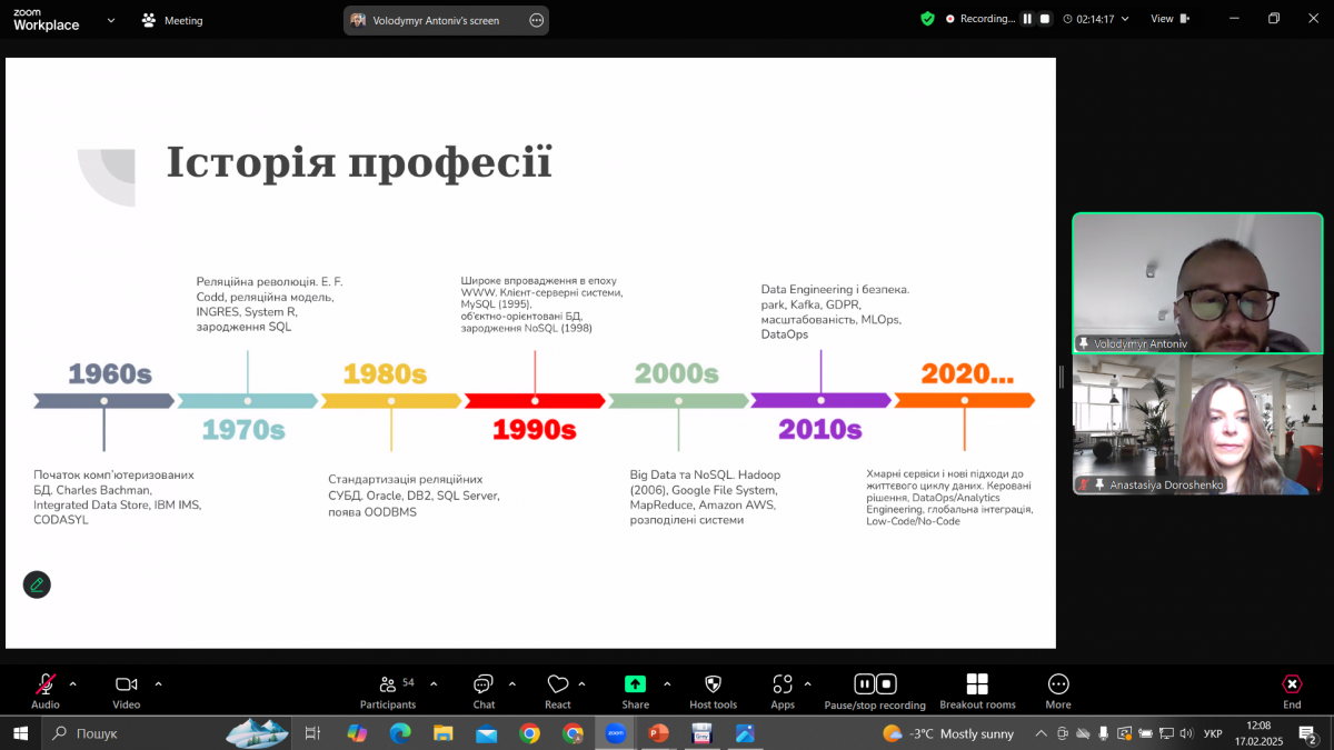Скріншот з онлайн-школи