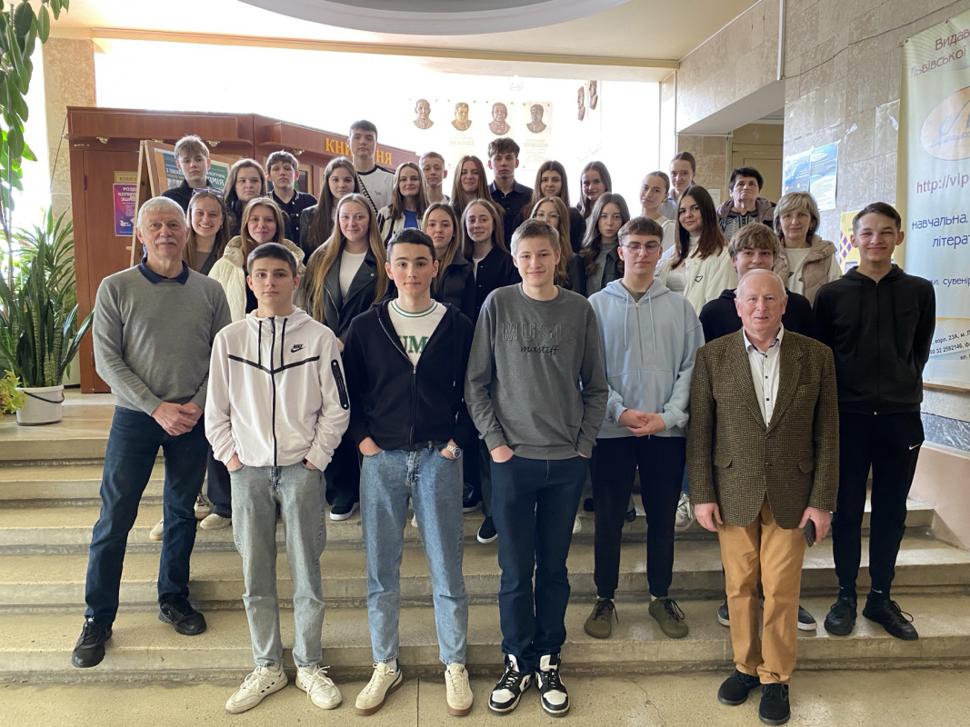 Фото із зустрічі у Львівській політехніці