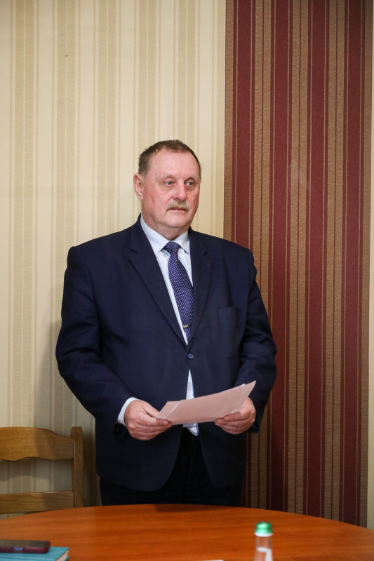 Фото з оголошення результатів виборів ректора Львівської політехніки